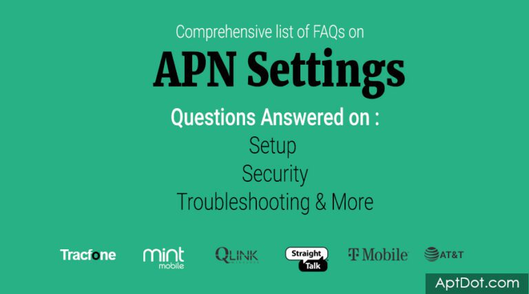 FAQs on APN Settings